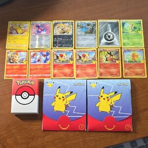 20 Card Pokémon Bumdle with Pikachu Deck Boxes